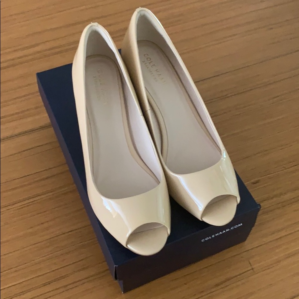Cole Haan Cream Colored Wedges